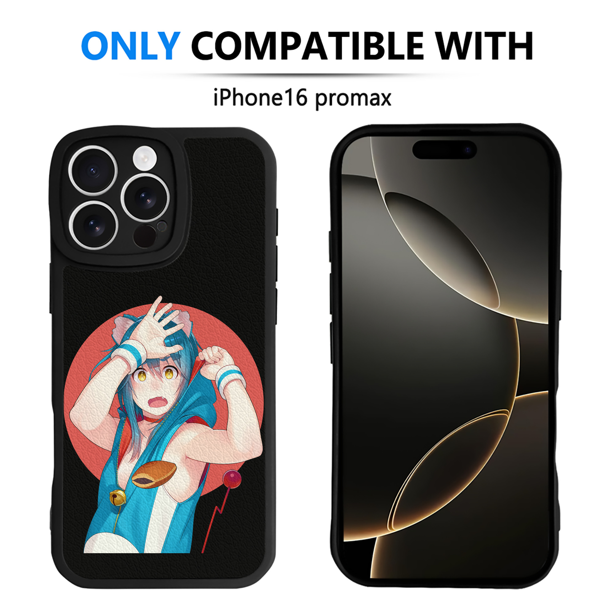 （画像用） ドラえもん Doraemon 【iPhone 16シリーズ対応】シリコンスマホケース（レザー調） 材質：シリコン